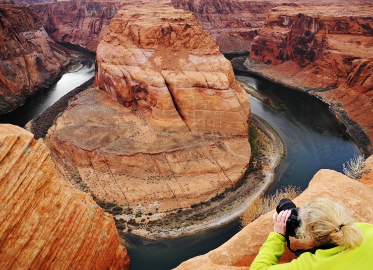 Horseshoe Bend. Page, Arizona. February 2, 2012.